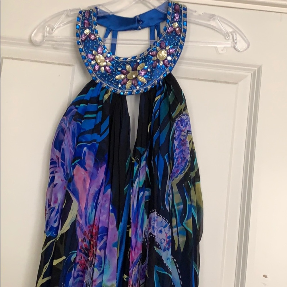 Stunning Jeweled Neck Prom